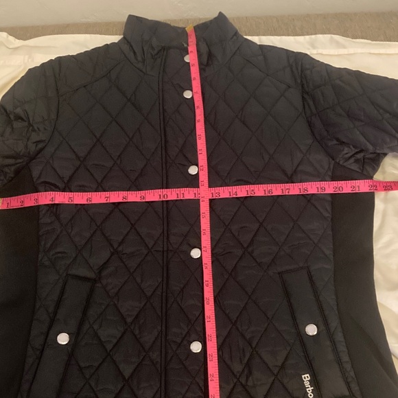 Barbour Black Yarrow Quilt Jacket size 12 NWT - Picture 8 of 10